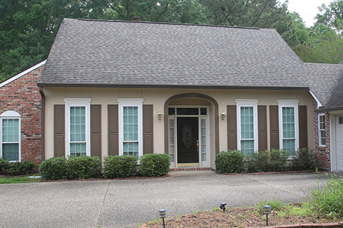Beige Exterior Painting in Baton Rouge Before